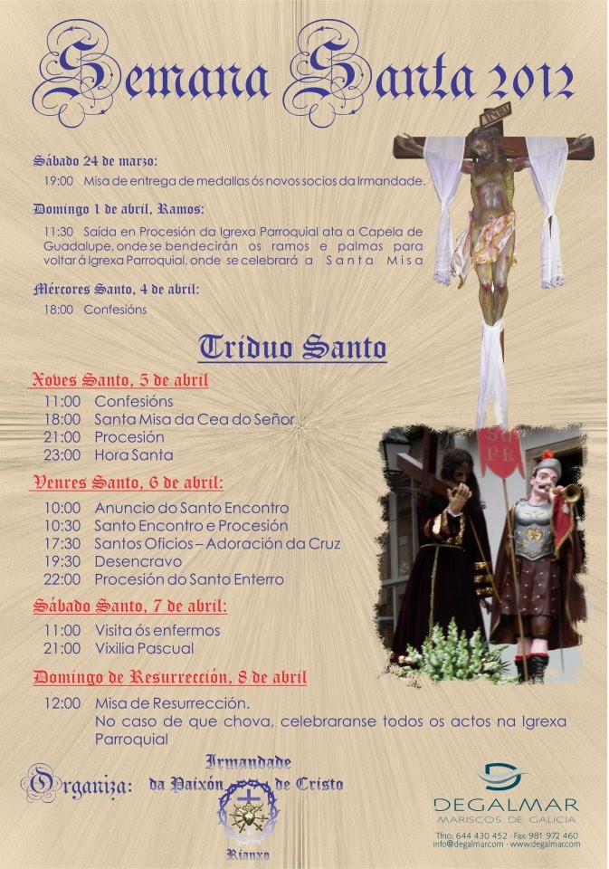Semana Santa en Rianxo 2012 Rianxo / 
Rianjo